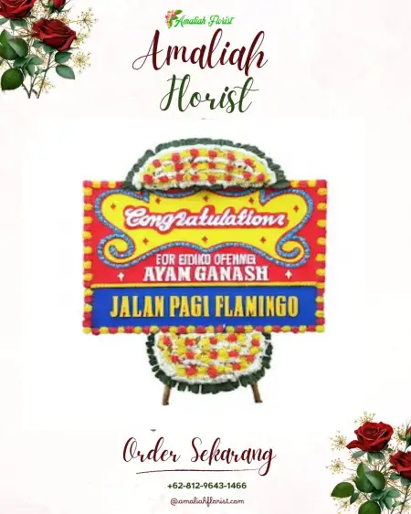 Sewa Papan Bunga Kawasan Perkantoran Rawalumbu Bekasi